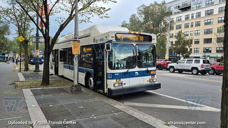 2012 NFI C40LF #458 on the 3/4 shuttle
2012 NFI C40LF #458 on the 3/4 shuttle
