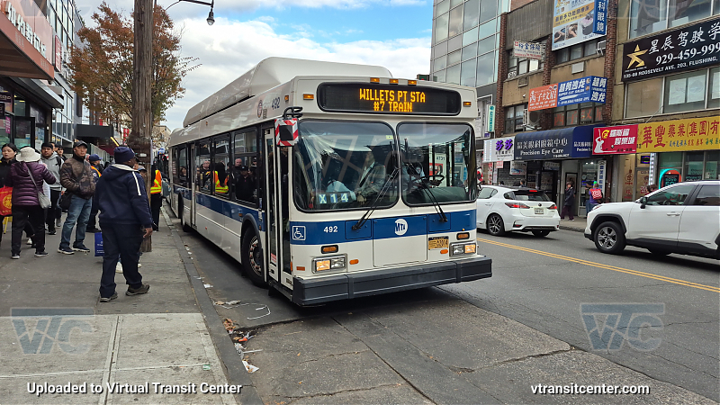 2011 NFI C40LF #492 on the T321 7 shuttle 
2011 NFI C40LF #492 on the T321 7 shuttle 
