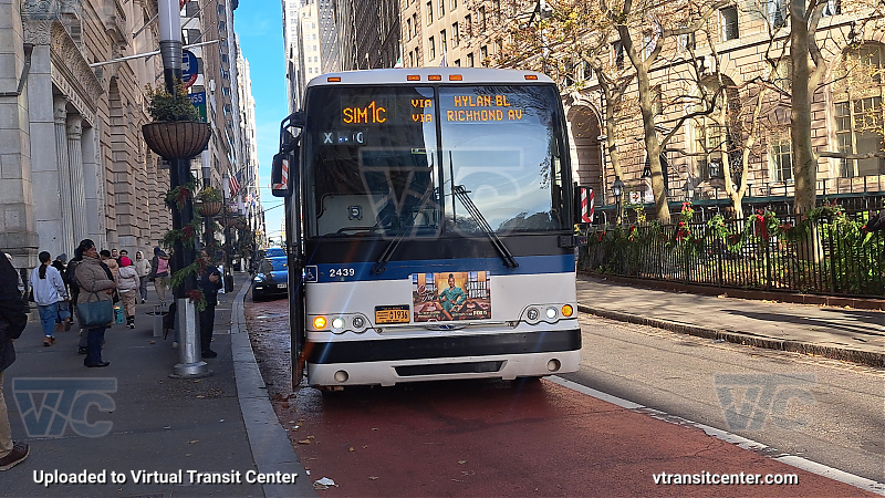 MTA New York City 2439 on the SIM1C
2011 Prevost X3-45 #2439 on the SIM1C
