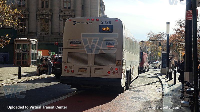 MTA New York City 2439 on the SIM1C
2011 Prevost X3-45 #2439 on the SIM1C
