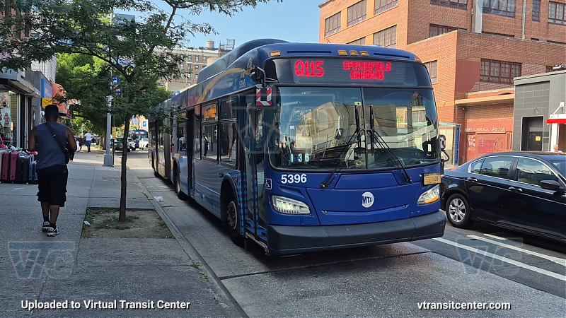 MTA New York City 5396 on the Q115
2015 NFI XD60 #5396 on the Q115
