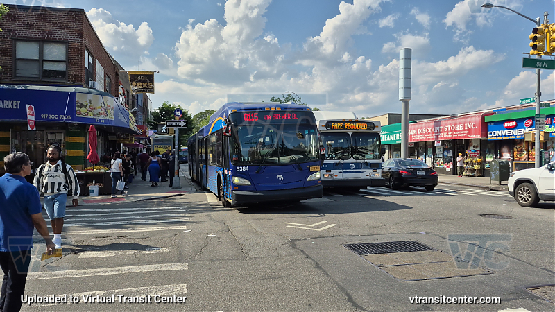 MTA New York City 5384 on the Q115
2015 NFI XD60 #5384 on the Q115
