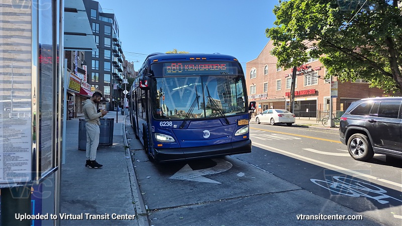 MTA New York City 6238 on the Q80
2020 NFI XD60 #6238 on the Q80
