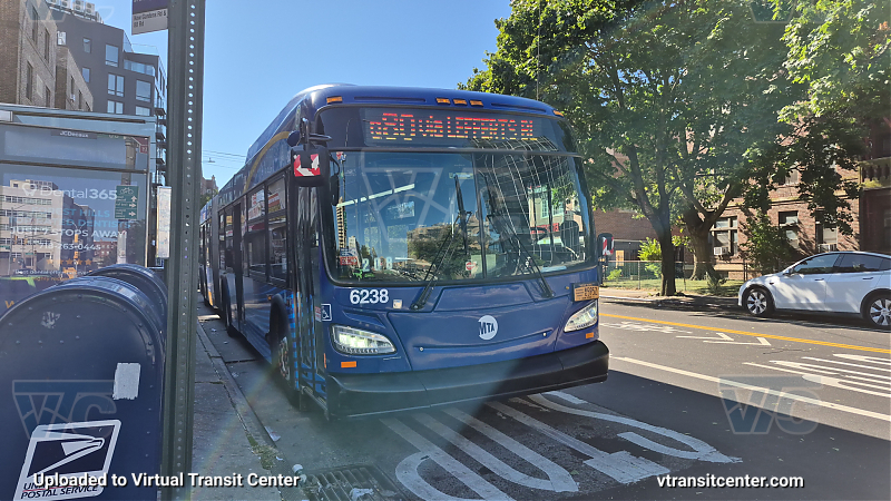 MTA New York City 6238 on the Q80
2020 NFI XD60 #6238 on the Q80
