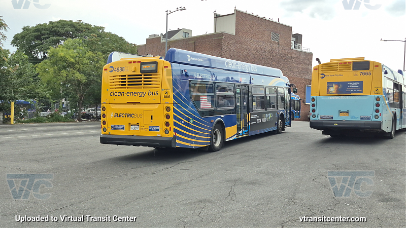 New York City Transit #4988 on the T427 L shuttle 
New York City Transit #4988 on the T427 L shuttle 
