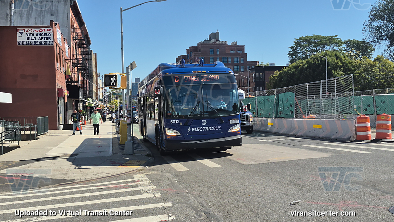 MTA New York City 5012 on the D shuttle 
2023 NFI XE40 #5012 on the D shuttle 

