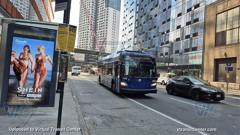 New York City Transit Bus #7979 on the G shuttle 
New York City Transit Bus #7979 on the G shuttle 
