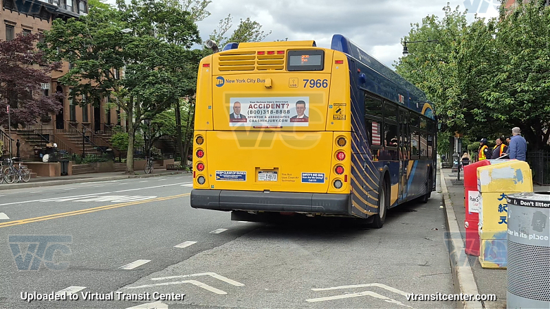 2021 NFI XD40 #7966 on the F train shuttle 
2021 NFI XD40 #7966 on the F train shuttle 
