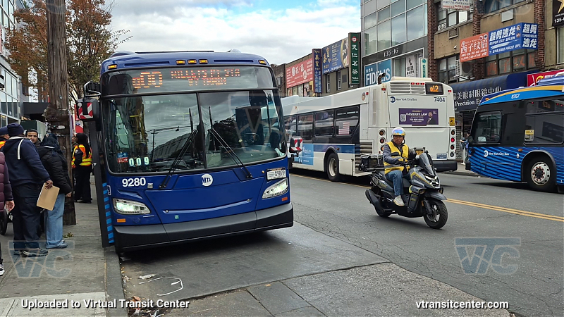 2024 NFI XD40 #9280 on the T321 7 shuttle signed to Q00
2024 NFI XD40 #9280 on the T321 7 shuttle signed to Q00
