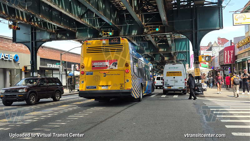New York City Transit Bus #8887 on the Q32
New York City Transit Bus #8887 on the Q32
