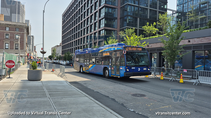 New York City Transit Bus #8806 on the Q2 
New York City Transit Bus #8806 on the Q2 
