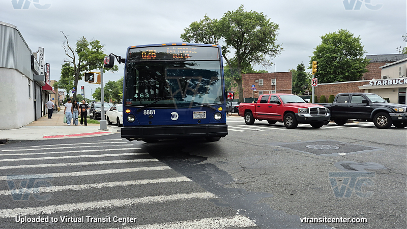 New York City Transit Bus #8881 on the Q28
New York City Transit Bus #8881 on the Q28
