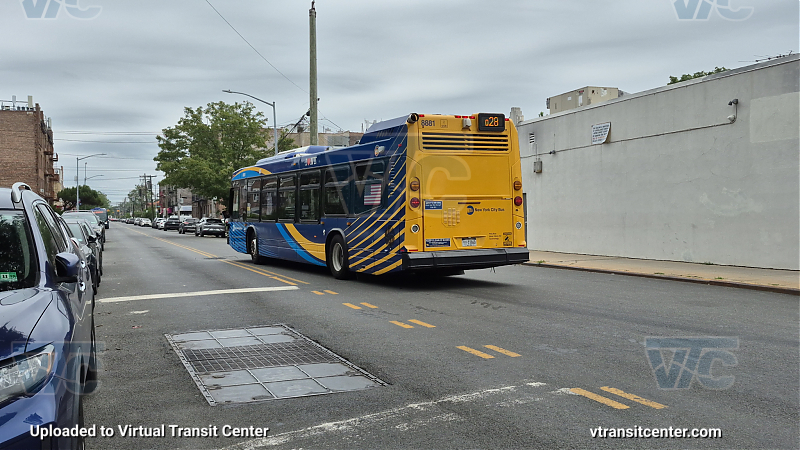 New York City Transit Bus #8881 on the Q28
New York City Transit Bus #8881 on the Q28
