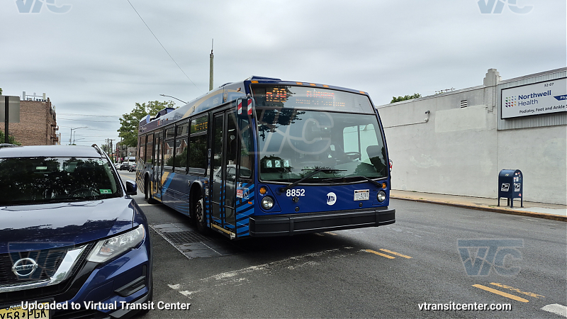 New York City Transit Bus #8852 on the Q28
New York City Transit Bus #8852 on the Q28
