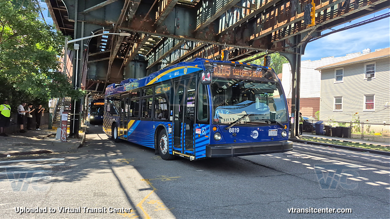 2021 Nova LFS #8819 on the Q105 A shuttle 
2021 Nova LFS #8819 on the Q105 A shuttle 
