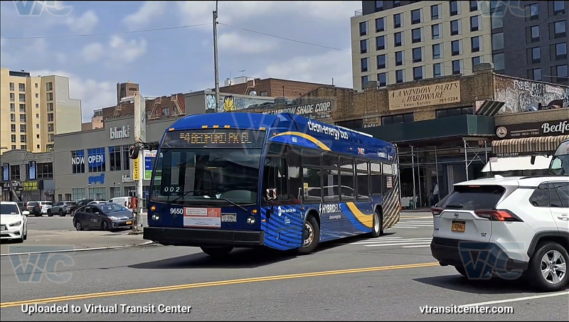 MTA New York City 9650 on the 4 shuttle 
2021 Nova LFS HEV #9650 on the 4 shuttle 
