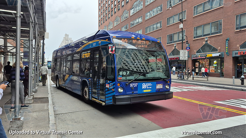 New York City Transit Bus #9737 on the L92 L shuttle 
New York City Transit Bus #9737 on the L92 L shuttle 
