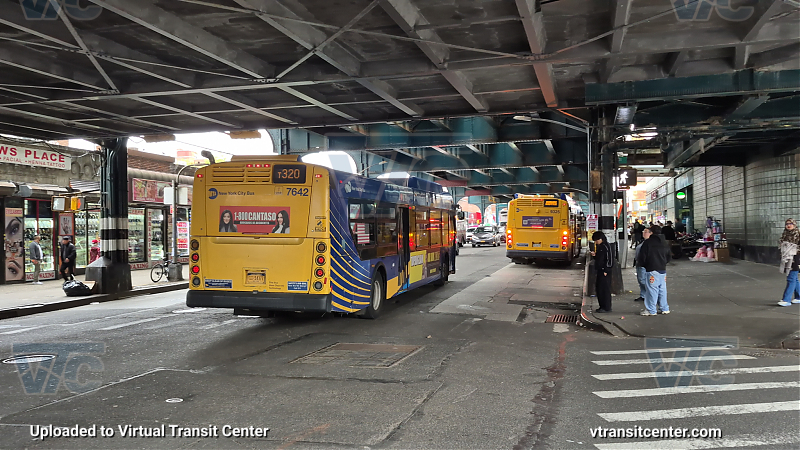 New York City Transit #7642 on the T320 7 shuttle 
New York City Transit #7642 on the T320 7 shuttle 
