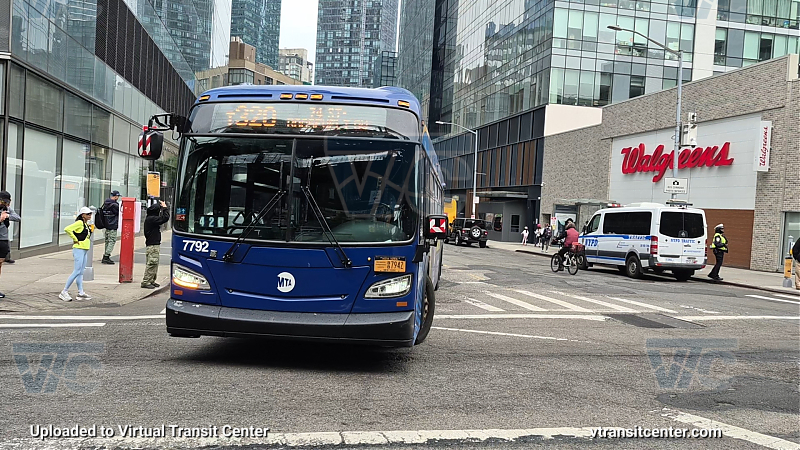 New York City Transit #7792 on the T320 7 shuttle 
New York City Transit #7792 on the T320 7 shuttle 
