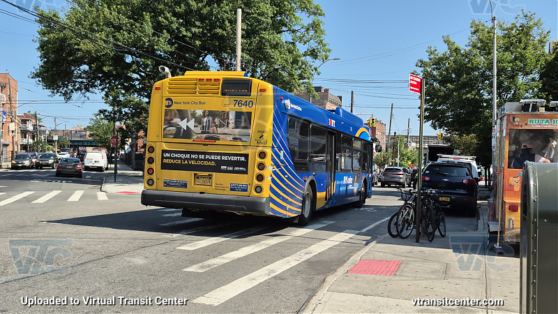 New York City Transit #7640 on the T324 7 shuttle 
New York City Transit #7640 on the T324 7 shuttle 

