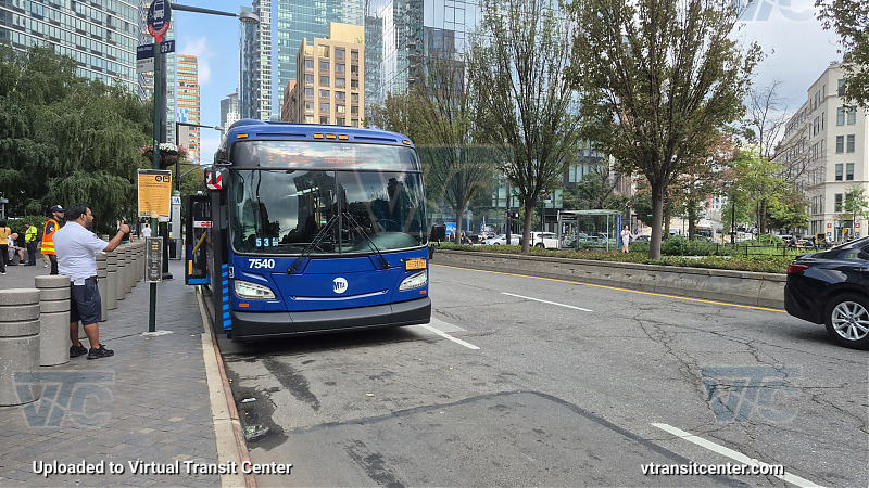 New York City Transit Bus #7540 on the T403 G shuttle 
New York City Transit Bus #7540 on the T403 G shuttle 
