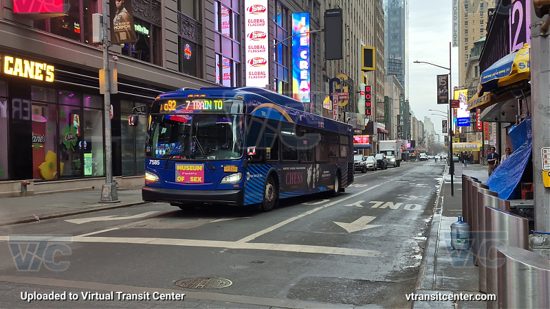 2018 NFI XD40 #7585 on the Q92 7 shuttle 
2018 NFI XD40 #7585 on the Q92 7 shuttle 
