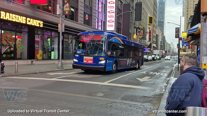 2018 NFI XD40 #7585 on the Q92 7 shuttle 
2018 NFI XD40 #7585 on the Q92 7 shuttle 
