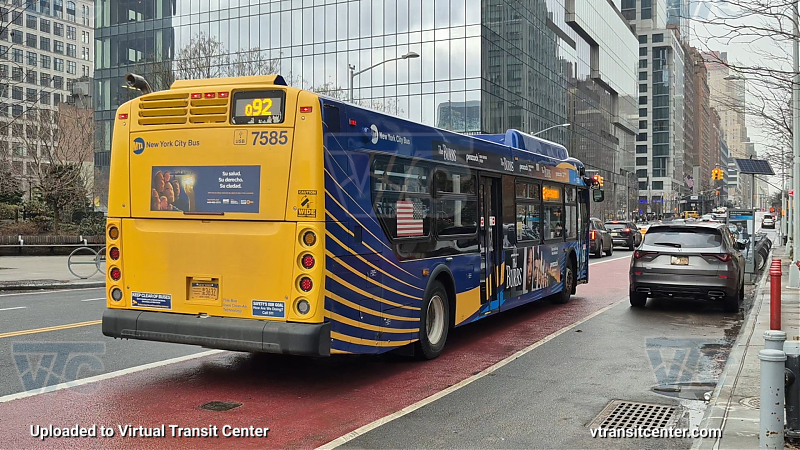 2018 NFI XD40 #7585 on the Q92 7 shuttle 
2018 NFI XD40 #7585 on the Q92 7 shuttle 
