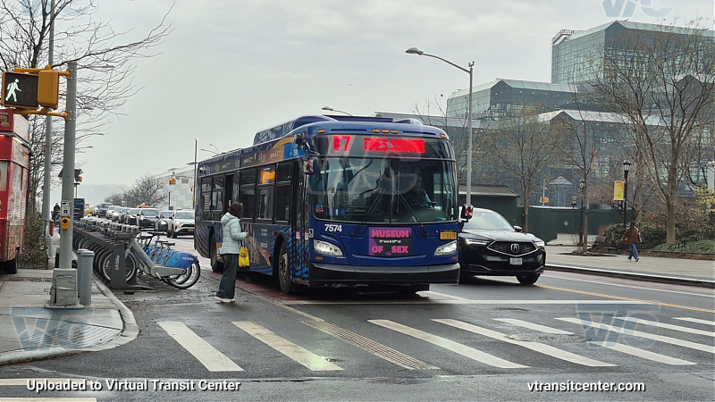 2018 NFI XD40 #7574 on the Q92 7 shuttle 
2018 NFI XD40 #7574 on the Q92 7 shuttle 
