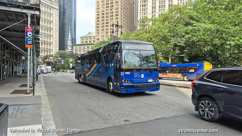MTA New York City 1452 on the QM65
2021 Prevost X3-45 #1452 on the QM65

