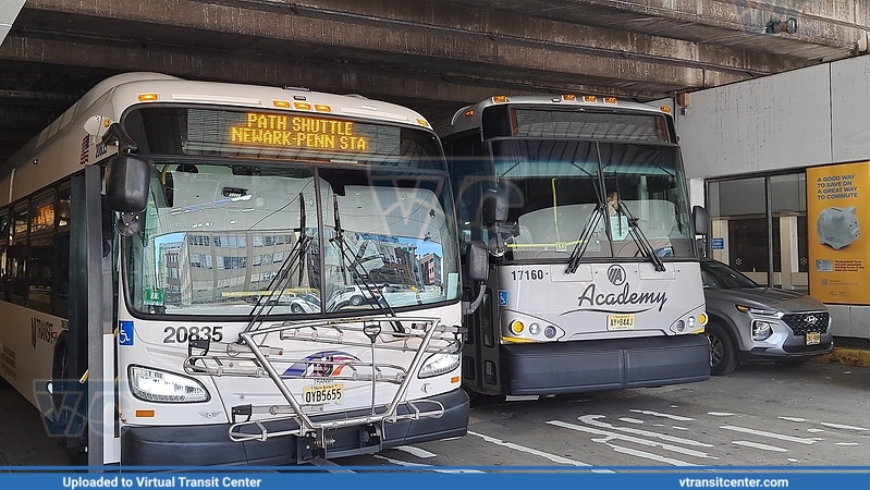 NJ Transit 20835 on a PATH Shuttle
PATH Shuttle
New Flyer XD60
Journal Square Transit Center, Jersey City, NJ
