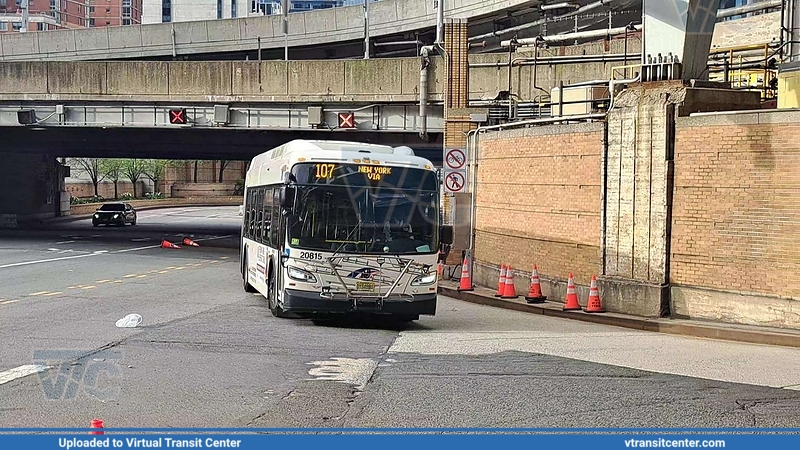 NJ Transit 20815
Route 107 to New York
New Flyer XD60
10th Avenue at W 40th Street, New York City, NY
Keywords: NJTBus;XD60