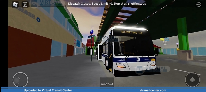 MTA Q shuttle bus Roblox 
