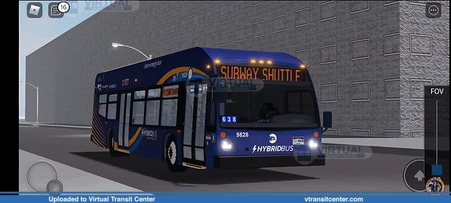 MTA D shuttle bus Roblox 
