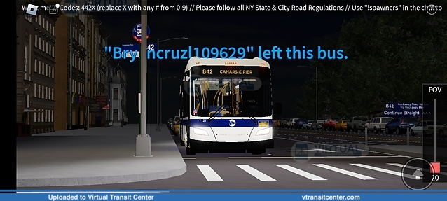 MTA bus B42 Roblox 
