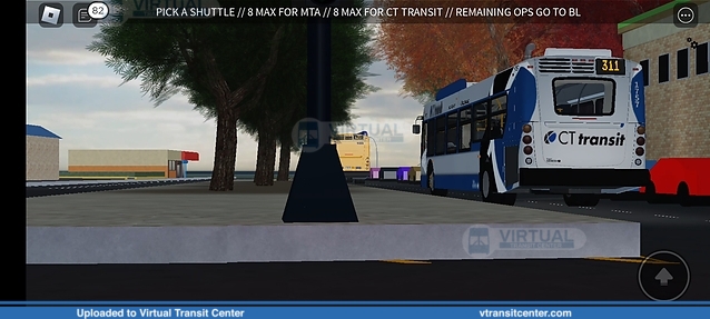 CT Transit Metro North Shuttle in Bee Line 
