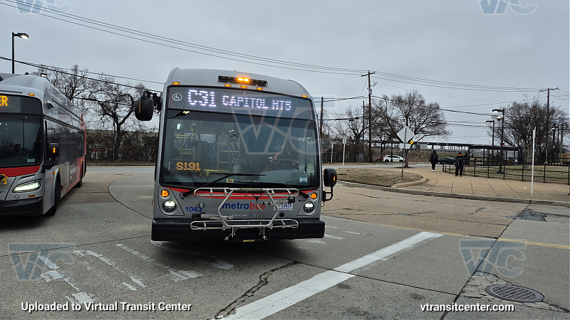 WMATA 1043 on the C31
2025 Nova LFSE+ #1043 on the C31
