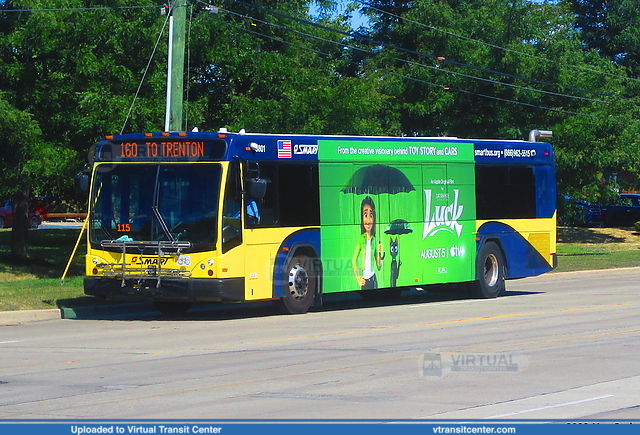 SMART 3801 on route 160
2018 SMART Gillig BRT on route 160 on Pardee Road in Taylor, MI

Photo taken August 7, 2022
Keywords: SMART