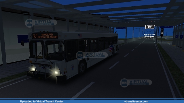 NJT Express/Deadhead
On the private busway in University City.
