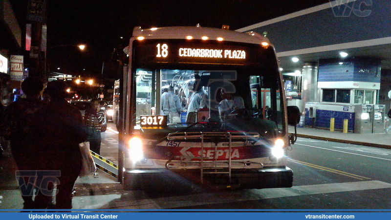 SEPTA 7457 at Broad and Olney
9/03/17
Keywords: NovaBus;LFSA;LF62102