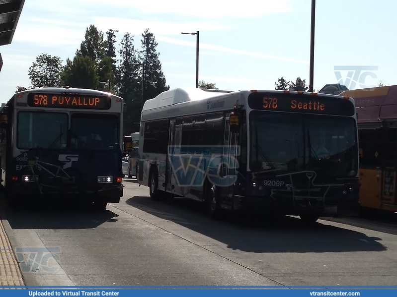 Sound Transit Gillig Phantom #9092 & Gillig BRT Hybird #9209
