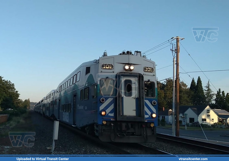 Sound Transit 2003 Bombardier Bilevel Cabcar #306
