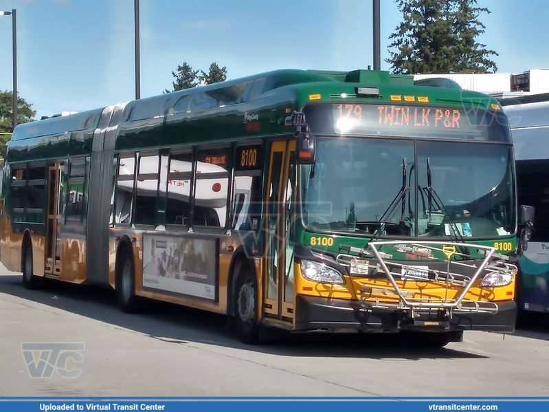 XDE60 8100 on rt 179 to Twin Lakes P&R
