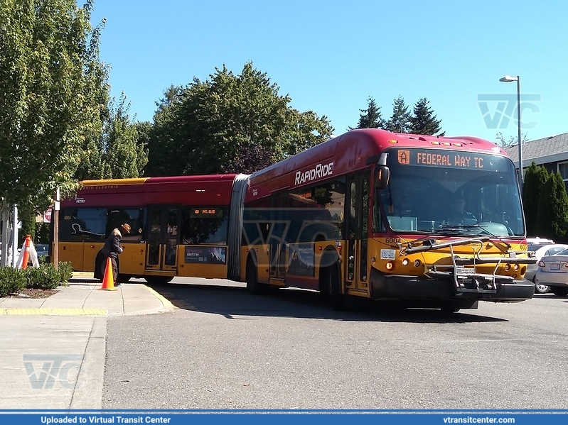 DE60LFA 6004 on A line TO Federal Way TC
