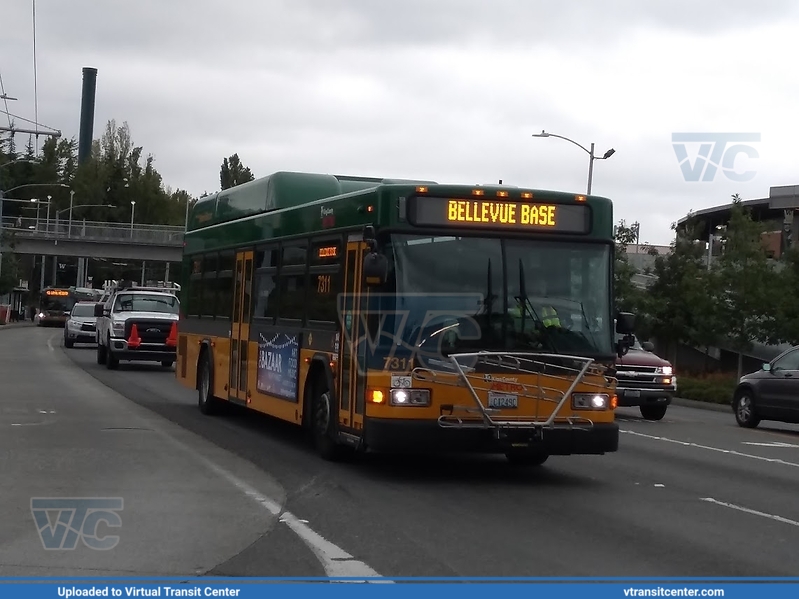 Gillig Low Floor Hybird 7311 to Bellevue Base
