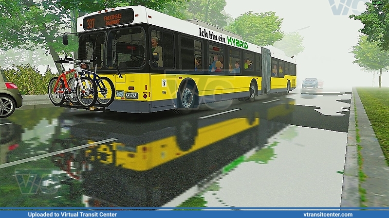 Driving BVG line 337 to Falkensee Bahnhor (Station) in a super heavy thunderstorm 
Driving 337 in a New Flyer DE60LF to Falkensee in a super heavy thunderstorm with lots of strong winds up to 80 KPH

