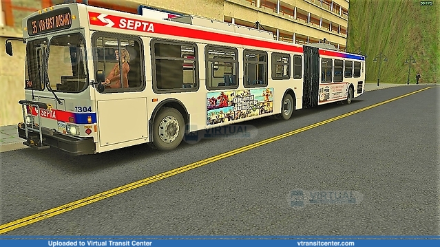 SEPTA with a GTA 5 ad
