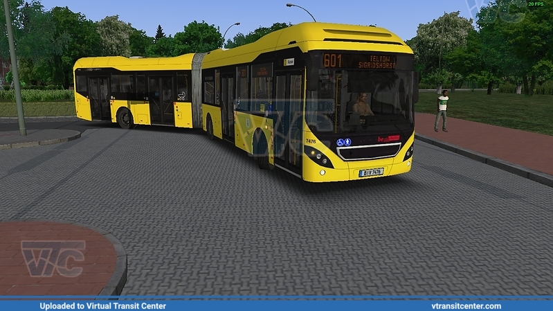 BVG Volvo 7900 Electric Hybrid bus
