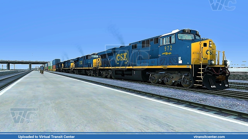 CSX takes a Intermodal at San Bernardino Station
