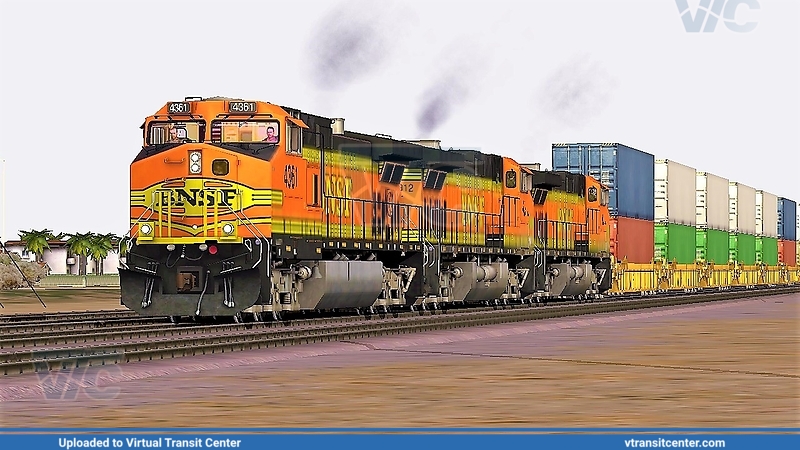 Westbound BNSF takes a intermodal to Port of Los Angeles
